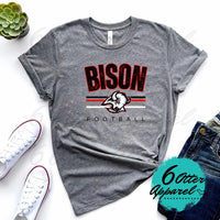 Bison Football Distressed