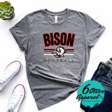 Bison Football Distressed