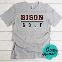 Bison Golf Splatter