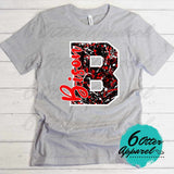 Bison Red B Splatter
