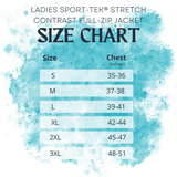 Ladies Sport-Tek® Sport-Wick® Stretch Contrast Full-Zip Jacket- THESE WILL NO LONGER BE EMBROIDERED, THEY WILL HAVE A PRINT ON THEM