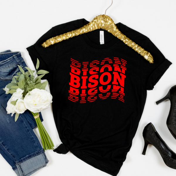 Bison Wave- Red