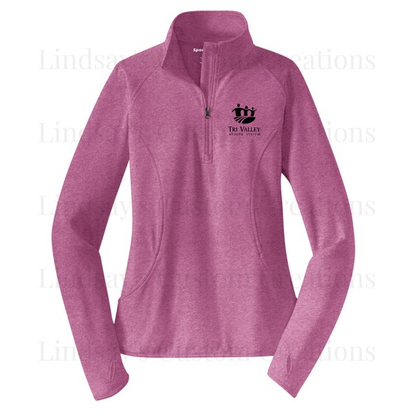 Ladies Sport-Tek® Sport-Wick® Stretch 1/2-Zip Pullover-THESE WILL NO LONGER BE EMBROIDERED, THEY WILL HAVE A PRINT ON THEM