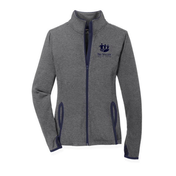Ladies Sport-Tek® Sport-Wick® Stretch Contrast Full-Zip Jacket- THESE WILL NO LONGER BE EMBROIDERED, THEY WILL HAVE A PRINT ON THEM